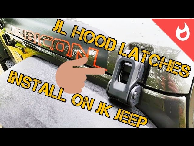 [ How To ] Jeep Wrangler JL Hood Latch Install on JK