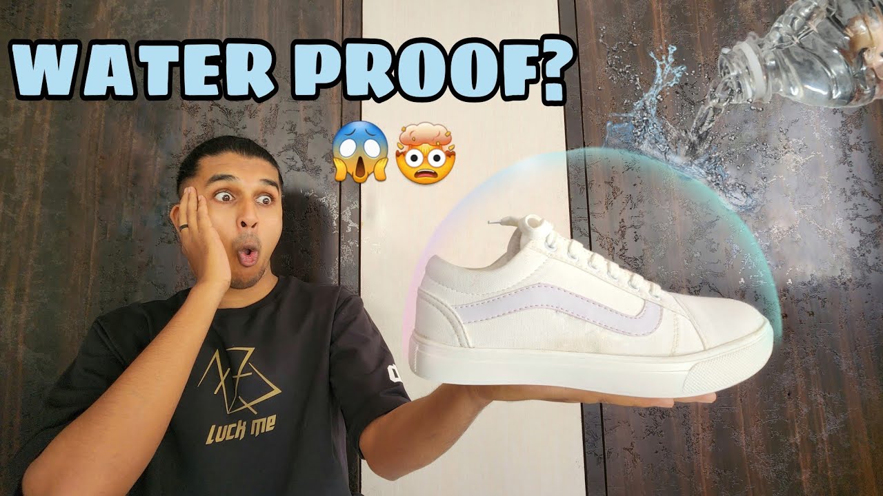 How To Make Sneaker WATERPROOF Best Waterproofing Spray For SHOES