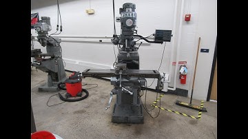 Sharp Model Vertical Milling Machine w/ AcuRite MillMate 2-Axis Digital Readout, 3HP Motor & More!