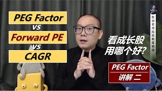 对高成长公司的估值判断: 市盈率增长系数 vs 远期市盈率 vs 复合增长率（PEG/FPE/CAGR）
