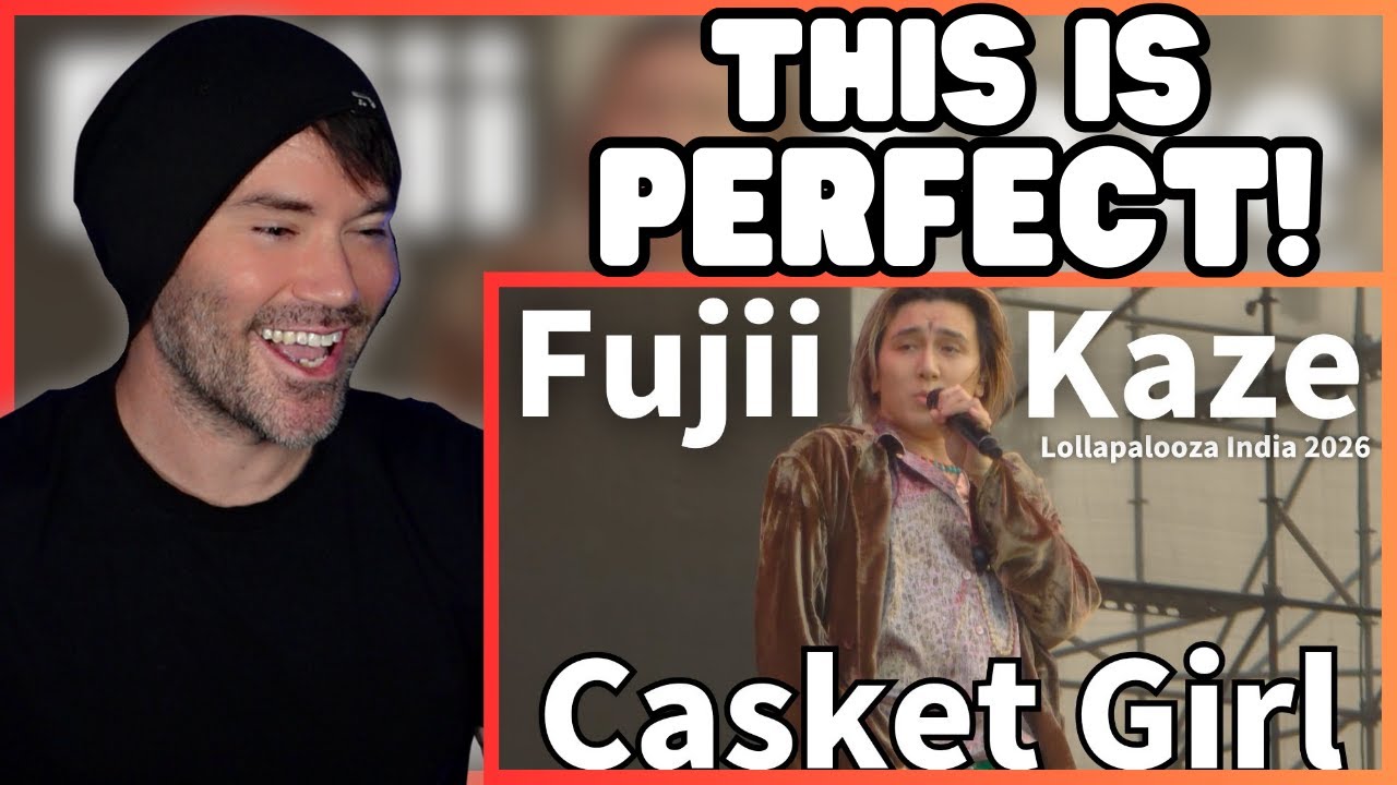 Fujii Kaze - Casket Girl【Lollapalooza India2026】 | Реакция метал-вокалистки