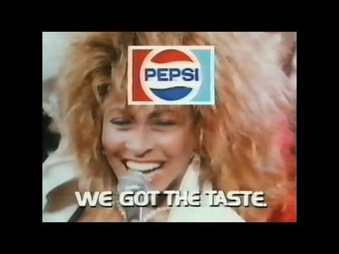 Pepsi Cola, We Got The Taste, Tina Turner, TV Commercial 1986