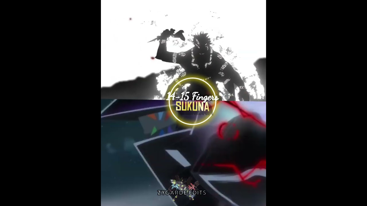 Ultra Necrozma Vs Sukuna All Fingers | Short Edit | 