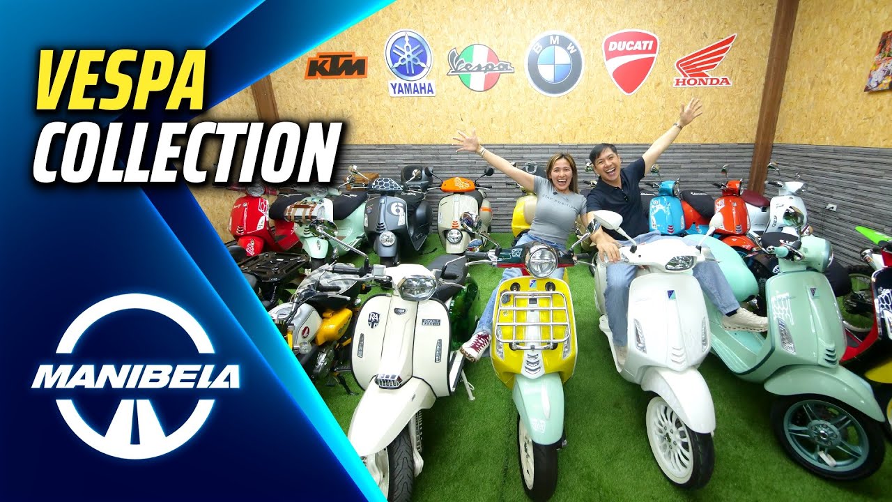 Vespa Collection: Alfred and Ella Max Garage Tour | Manibela - January 4, 2026