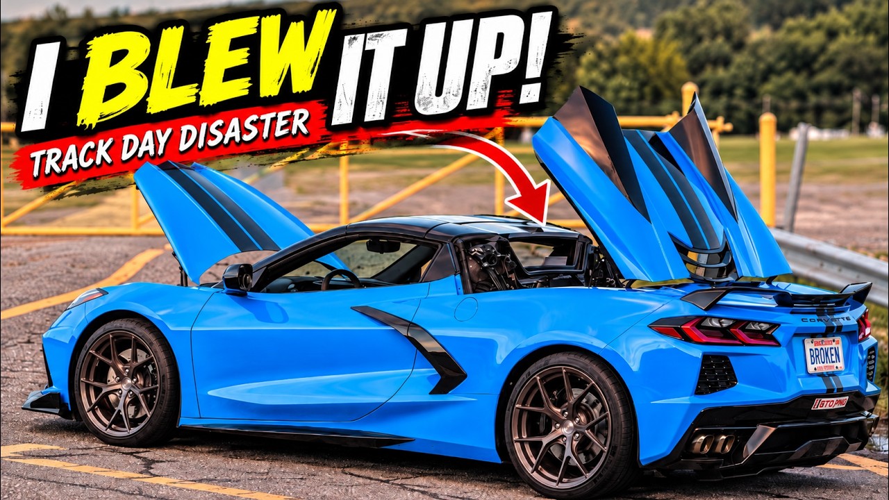 I Took My C8 Corvette to the Track… and BLEW IT UP!