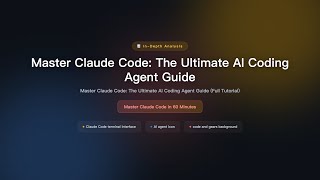 Master Claude Code: The Ultimate AI Coding Agent Guide (Full Tutorial)