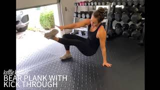 BEAR PLANK WITH KICK THROUGH