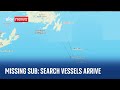 Missing Sub: Marine traffic map shows rescue boats arriving