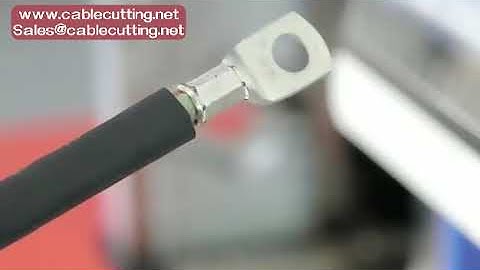 30T Semi servo motor wire terminal crimper machine, cable lug crimping machine