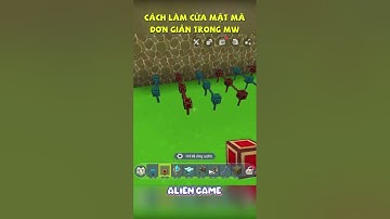 Cách làm cửa mật khẩu siêu dễ trong #miniworld #aliengame  #shorts #minecraft #迷你世界