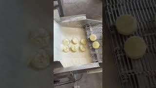 Potato patty forming machine, battering machine, breading machine #foodprocessingequipment