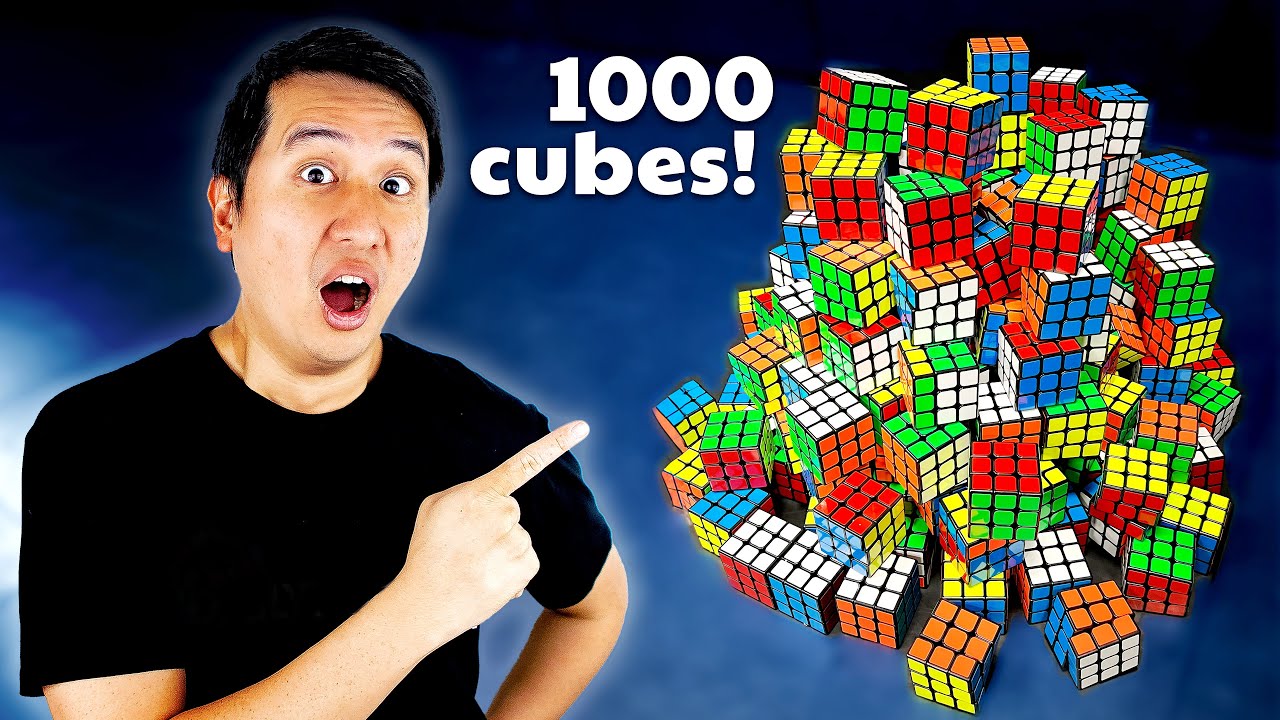I Need YOUR Help... To Solve 1000 Rubik's Cubes! (GOLD PLAY BUTTON ...