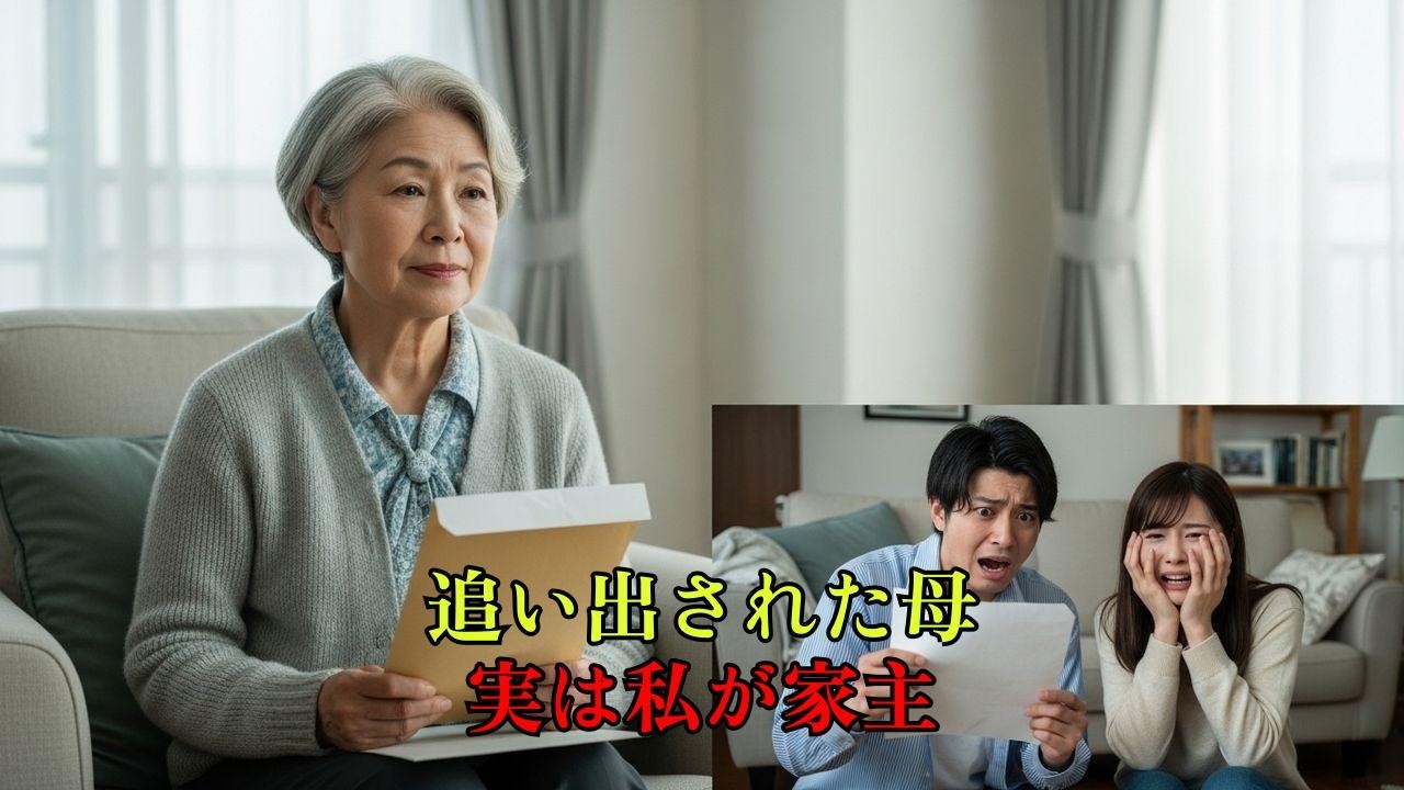 「同居終了ね」と家を追い出した息子。→実は家主は私。1ヶ月後の高額請求に息子夫婦が絶望【スカッとする話】
