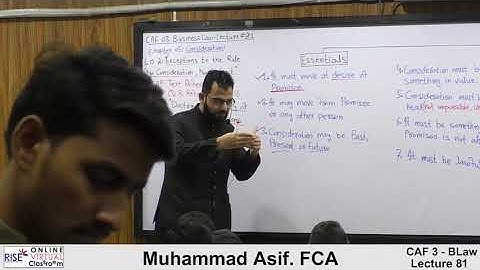 Caf 3 l Sir Asif Lecture 81