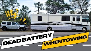 Dead Battery When Towing Your Jeep Behind an RV? Here's How To Fix It. by Jeeps On The Run 283 views 1 month ago 2 minutes, 54 seconds