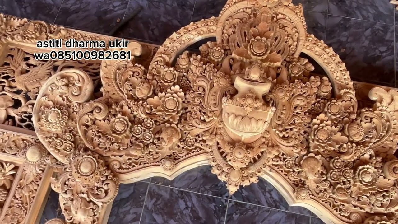 pintu gebyok bali, pengiriman ke probolinggo