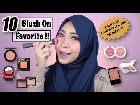 blush on pigmented