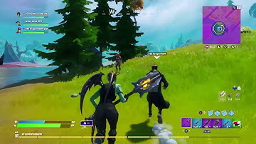 Fortnite squad win 3v1 against bot