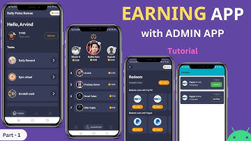 Earning App with Admin App in Android Studio | Part - 1 | Create Earning App in Android Studio