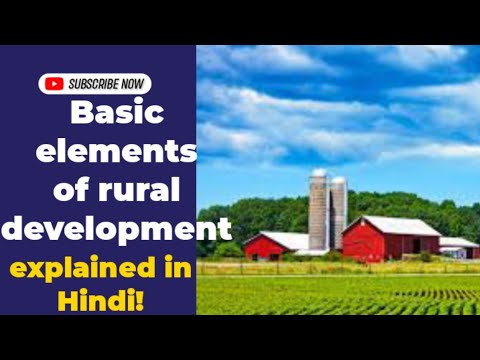 Basic Elements Of Rural Development RdapPriya Som