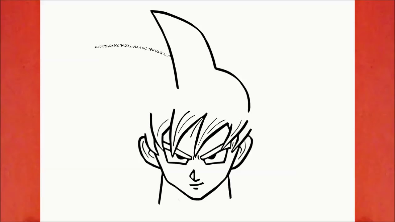 Como Desenhar O Goku Aprenda A Desenhar Agora Clicando No Primeiro