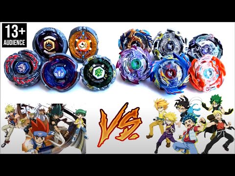 4 SEASONS BLADERS vs GOD BEYBLADE BURST EVOLUTION |TEAM BATTLE OF GENERATIONS:4D METAL vs GOD LAYERS