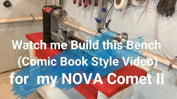 Watch me Build a new Lathe Bench for NOVA Comet II Lathe