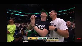 Jaylen Brown Hits Game Tying Three!😦(Celtics vs Pacers Game 1)