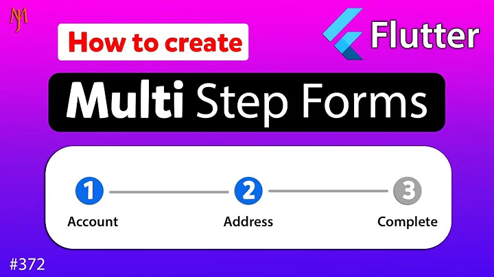 Flutter Tutorial - How To Use Stepper Widget | The Right Way [2021] Multi-Step Forms