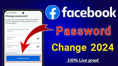 Facebook Password Change 2024 | How To Properly Change Your Facebook Account Password in Bangla
