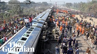 Train derailment in India kills seven people screenshot 2