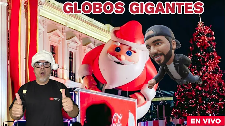 DESFILE DE GLOBOS GIGANTES #elsalvador