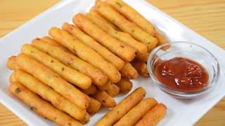 Poha Fingers | Crispy Poha And Potato Fingers | Quick  And Easy Snack recipe