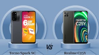 Tecno Spark 8C Vs Realme C25Y - Full Comparison [Full Specifications]