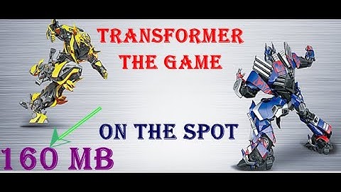 How to download transformer game for pc only (160mbs)??