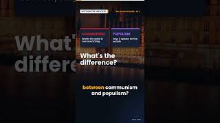 Communism vs Populism, what’s the difference | Politics Explained ep 2