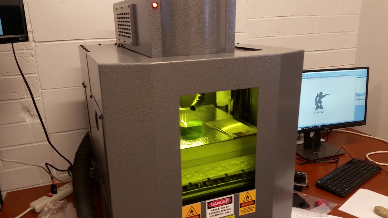 Laser engraving on Hockey puck with Z Tech's QM Plus lasers YouTube