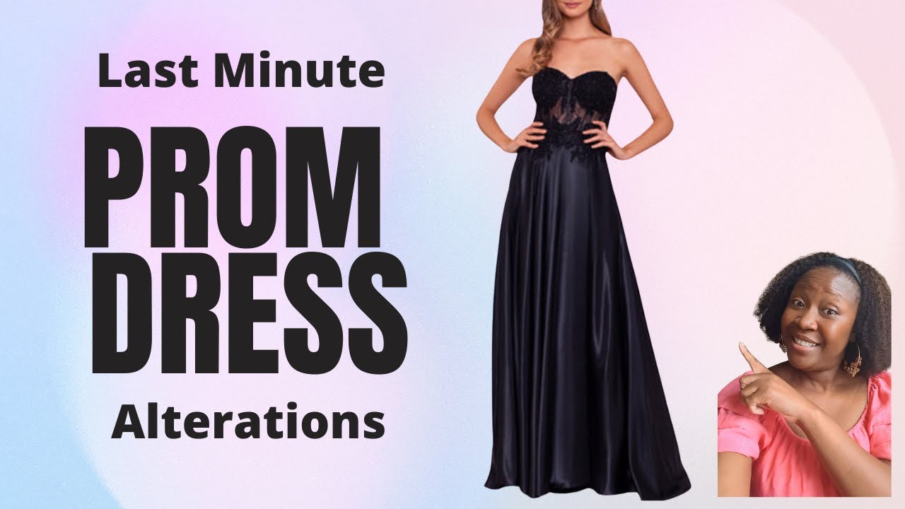 Black Satin Prom Dress Alterations Black Satin Prom Dress Alterations