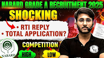 NABARD Grade A 2025: Shocking RTI Reply 😱 | Competition Level Explained!