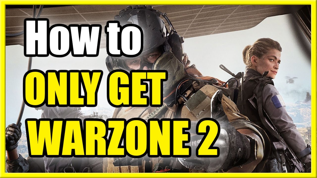 How to ONLY DOWNLOAD COD WARZONE 2 on PS5, PS4 (NO MODERN WARFARE 2) -  YouTube