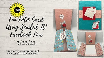 Fun Fold Card Using Snailed It from Stampin