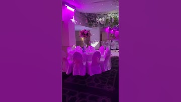 Venue with the lights off. Set-up and ready for the next event. #venue #venuestyling #lighting