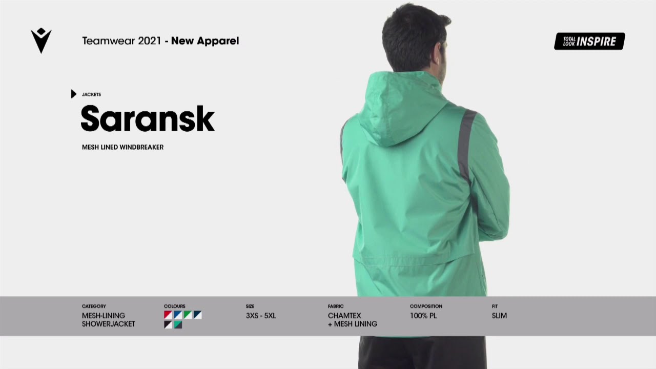 Macron Saransk windbreaker | Sportkleding Sportswear