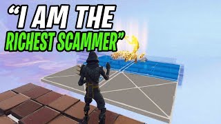 Worlds Richest Scammer Loses Whole Inventory! (Scammer Gets Scammed) Fortnite Save The World