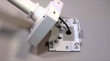 Mounting a PTZ Dome Camera using AXIS T91B62 Parapet Mount