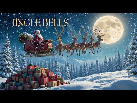 Jingle Bells Original Song 🎄 4K  Lyrics Christmas Song