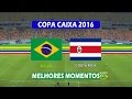 Brasil 6x0 Costa Rica - Melhores Momentos - Copa Caixa de Futebol Feminino (07/12/2016)
