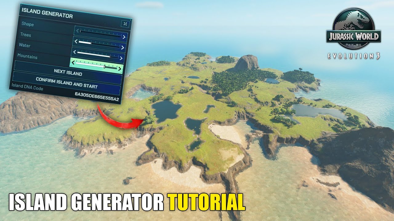 How to Use the Island Generator in Jurassic World Evolution 3 ...