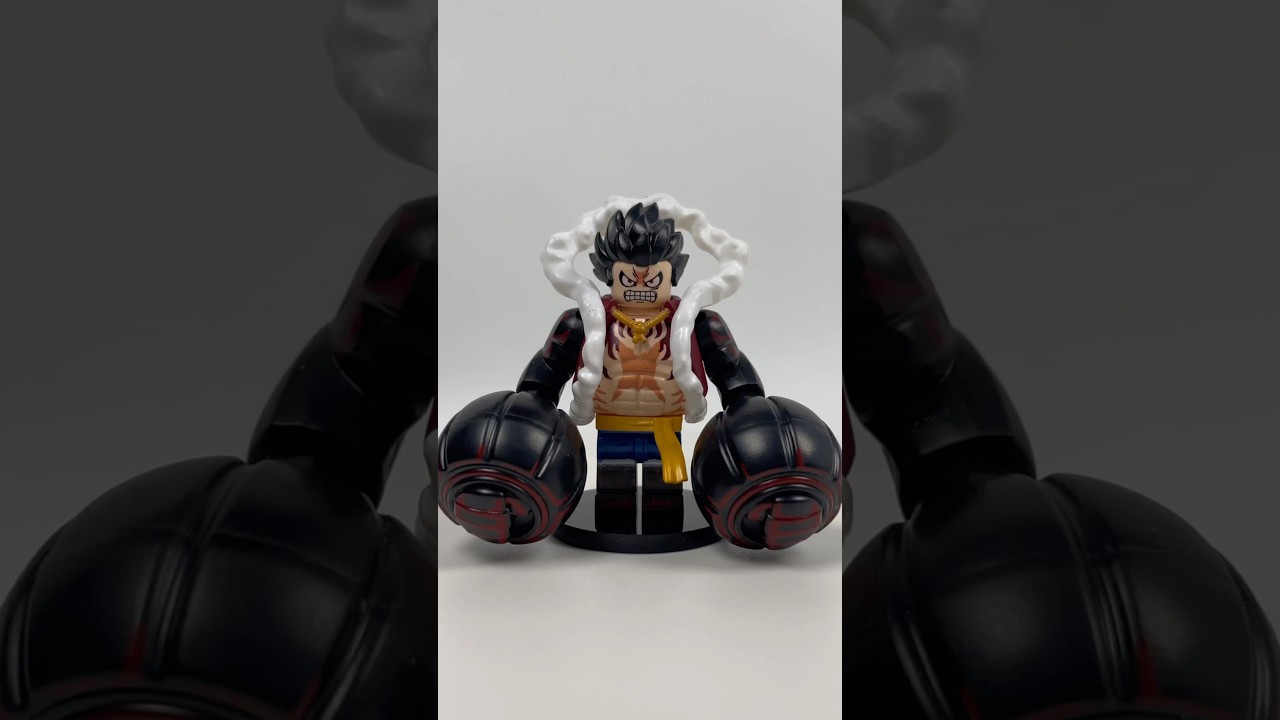 LEGO One Piece 海賊王 Luffy Gear 4 Unofficial Minifigures - YouTube