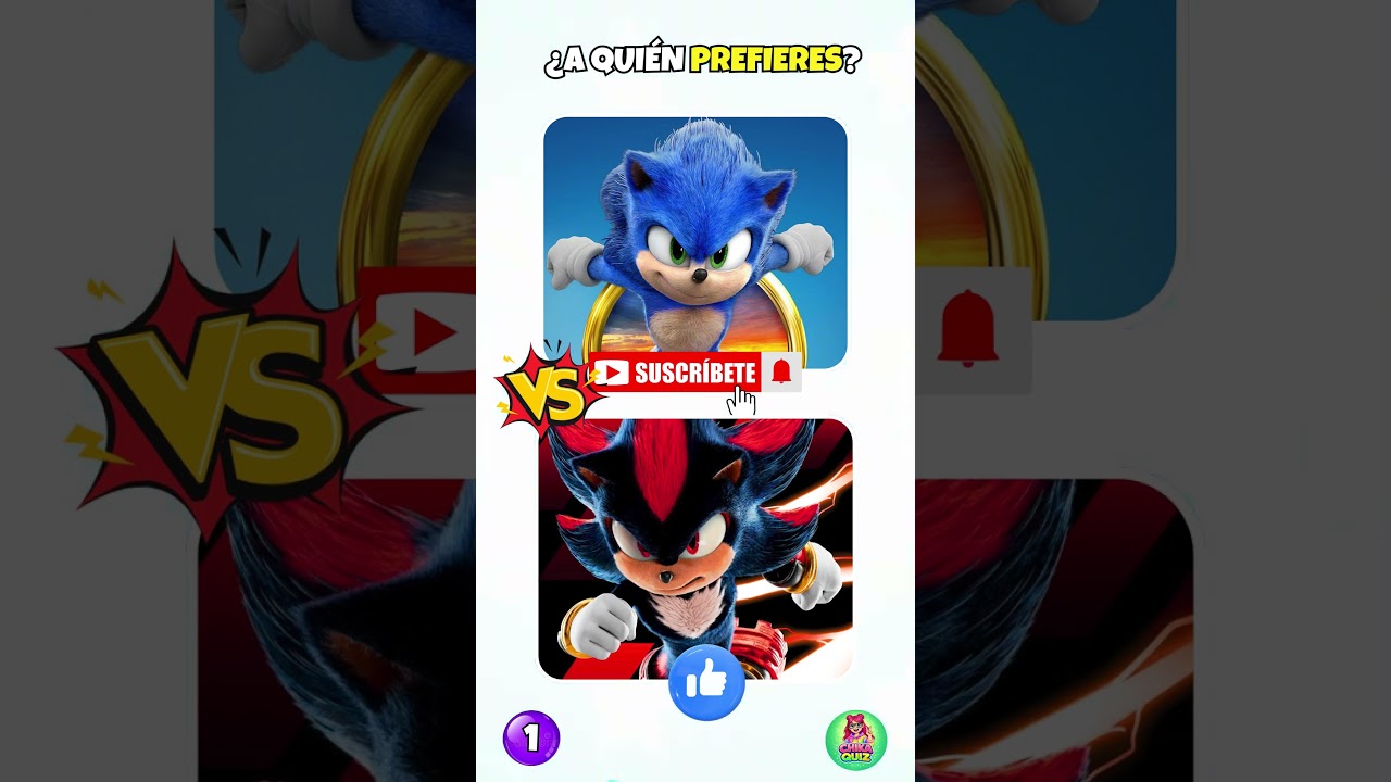 ¿A quién prefieres? VERSIÓN PERSONAJES ÉPICOS 🎮🔥 HUGGY 💙🧸 GOKU 🐉🔥 VEGETA 💥⚡ SONIC 🦔⚡ SHADOW 🖤🔥